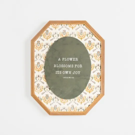 Kirkland's Home A Flower Blossoms Floral Wall Plaque- Wall Quotes & Signs