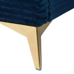 Kirkland's Home Abba Velvet Ribbed Queen Bed Frame- Beds & Headboards