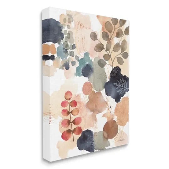 Kirkland's Home Abstract Botanical Collage Canvas Print, 30X40 In.- Canvas Art
