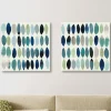Kirkland's Home Abstract Leaf Giclee Canvas Art Prints, Set Of 2- Canvas Art