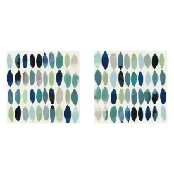 Kirkland's Home Abstract Leaf Giclee Canvas Art Prints, Set Of 2- Canvas Art