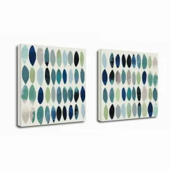 Kirkland's Home Abstract Leaf Giclee Canvas Art Prints, Set Of 2- Canvas Art