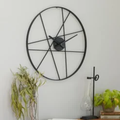 Kirkland's Home Abstract Open Frame Web Wall Clock, 24 In.- Clocks