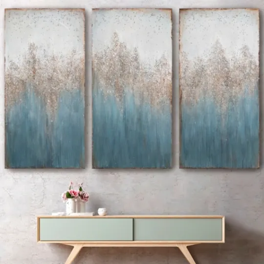Kirkland's Home Abstract 3-Pc. Giclee Canvas Art Print Set- Canvas Art