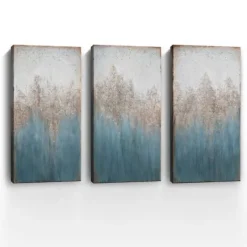 Kirkland's Home Abstract 3-Pc. Giclee Canvas Art Print Set- Canvas Art