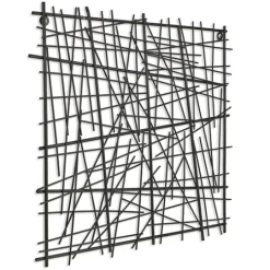 Kirkland's Home Abstract Square Metal Wall Plaque- Wall Plaques