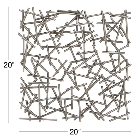 Kirkland's Home Abstract Tubes Spill Wall Plaque- Wall Plaques