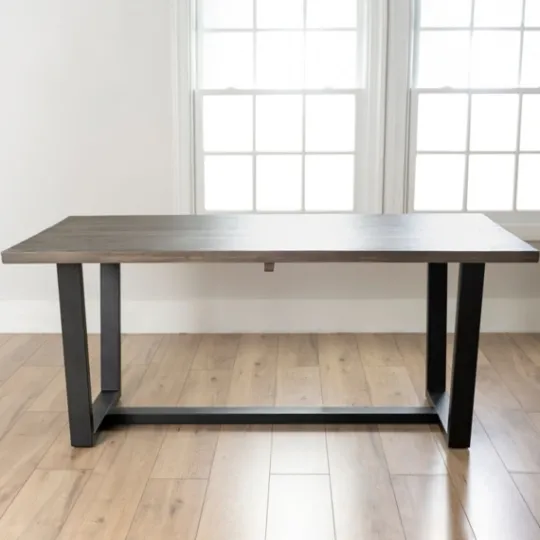 Kirkland's Home Acacia Wood And Metal Industrial Dining Table- Dining Tables