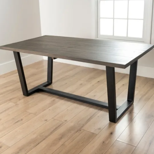 Kirkland's Home Acacia Wood And Metal Industrial Dining Table- Dining Tables
