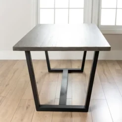 Kirkland's Home Acacia Wood And Metal Industrial Dining Table- Dining Tables