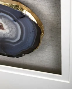 Kirkland's Home Agate Shadowbox Framed Wall Plaques, Set Of 2- Wall Plaques