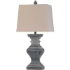 Kirkland's Home Aged Black Candlestick Base Table Lamp, 33 In.- Table Lamps