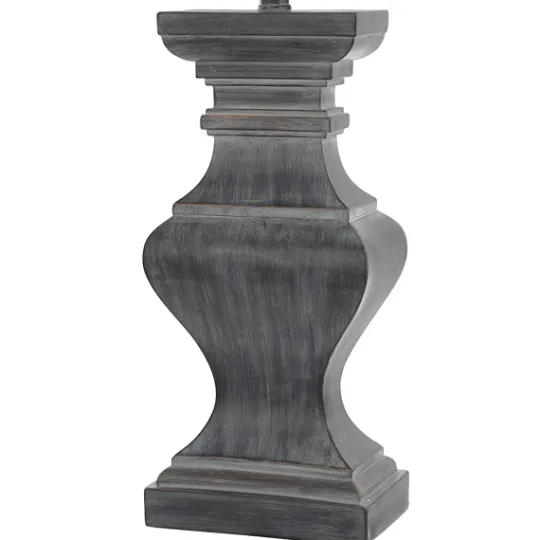 Kirkland's Home Aged Black Candlestick Base Table Lamp, 33 In.- Table Lamps