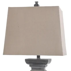 Kirkland's Home Aged Black Candlestick Base Table Lamp, 33 In.- Table Lamps
