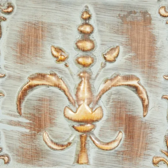 Kirkland's Home Aged Brass Fleur-De-Lis 4-Pc. Panel Wall Art- Wall Plaques