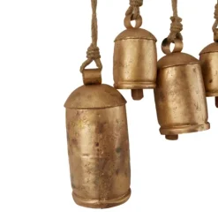 Kirkland's Home Aged Round Bells Wall Plaque- Decorative Accents