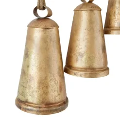 Kirkland's Home Aged Triangle Bells Wall Plaque- Decorative Accents