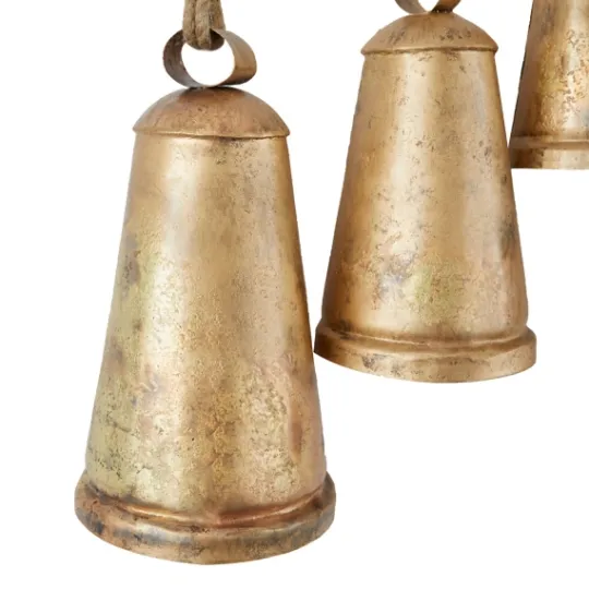 Kirkland's Home Aged Triangle Bells Wall Plaque- Decorative Accents
