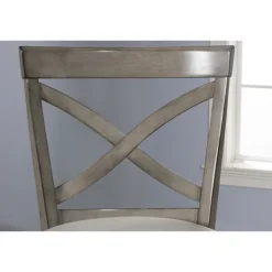 Kirkland's Home Aged X Back Counter Swivel Stool- Bar Stools & Counter Height Stools