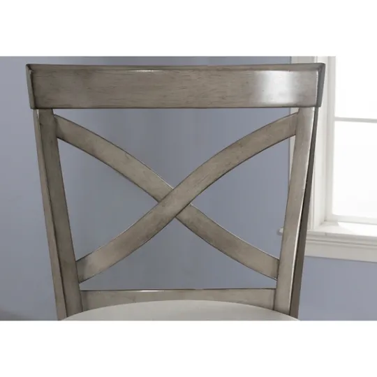 Kirkland's Home Aged X Back Counter Swivel Stool- Bar Stools & Counter Height Stools