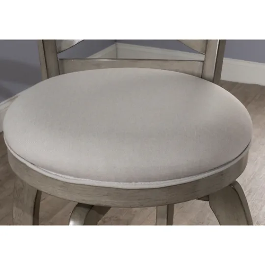 Kirkland's Home Aged X Back Counter Swivel Stool- Bar Stools & Counter Height Stools