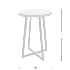 Kirkland's Home Allie Natural Wood And Metal Accent Table- Accent & End Tables