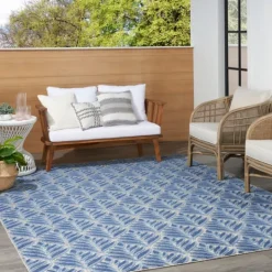 Kirkland's Home Aloha Botanical Indoor/Outdoor Rug, 5X7- Outdoor Rugs