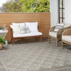 Kirkland's Home Aloha Botanical Indoor/Outdoor Rug, 3X5- Outdoor Rugs