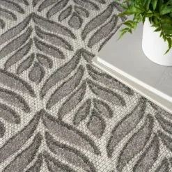 Kirkland's Home Aloha Botanical Indoor/Outdoor Rug, 3X5- Outdoor Rugs