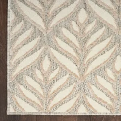 Kirkland's Home Aloha Ivory Botanical Indoor/Outdoor Area Rug, 5X7- Outdoor Rugs