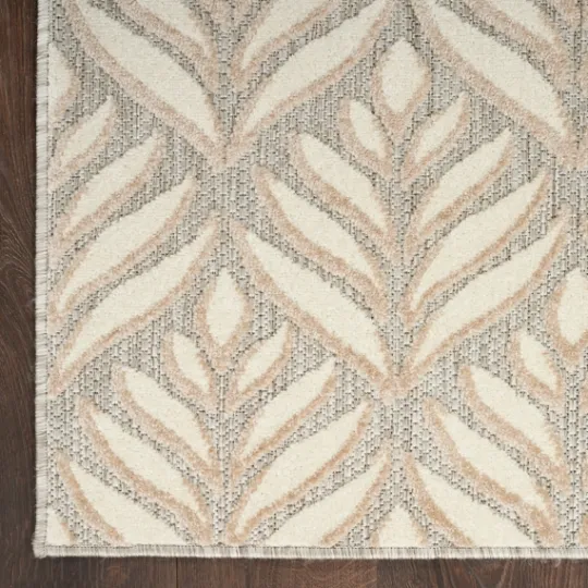 Kirkland's Home Aloha Ivory Botanical Indoor/Outdoor Area Rug, 5X7- Outdoor Rugs