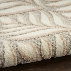 Kirkland's Home Aloha Ivory Botanical Indoor/Outdoor Area Rug, 5X7- Outdoor Rugs