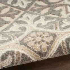 Kirkland's Home Aloha Ivory Geometric Indoor/Outdoor Area Rug, 5X7- Outdoor Rugs