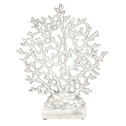 Kirkland's Home Aluminum And Marble Coral Statuary- Statues & Figurines