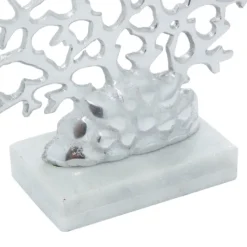Kirkland's Home Aluminum And Marble Coral Statuary- Statues & Figurines