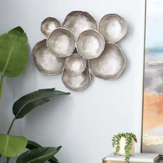 Kirkland's Home Aluminum Clustered Bowls Wall Plaque- Wall Plaques