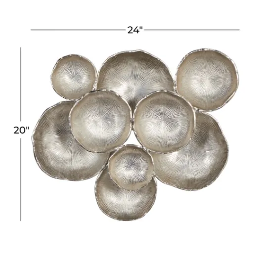 Kirkland's Home Aluminum Clustered Bowls Wall Plaque- Wall Plaques