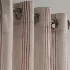 Kirkland's Home Amber Stripe Single Curtain Panel, 84 In.- Curtains & Drapes