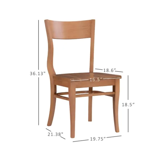 Kirkland's Home Amber Wave Frame Dining Chairs, Set Of 2- Dining Chairs