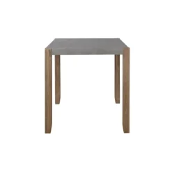 Kirkland's Home Amber Wood And Faux Concrete Dining Table- Dining Tables