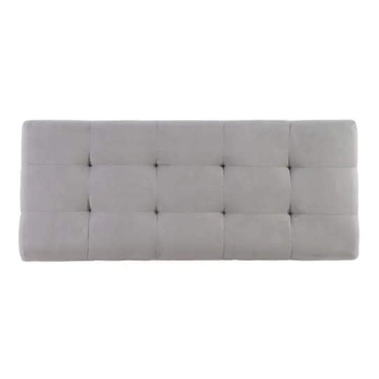 Kirkland's Home Amelia Tufted Shoe Storage Ottoman Bench- Entryway Furniture