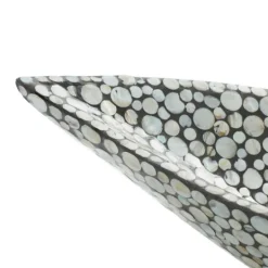 Kirkland's Home And Beige Mussel Shell Mother Of Pearl Tray- Decorative Trays