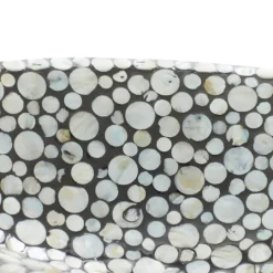 Kirkland's Home And Beige Mussel Shell Mother Of Pearl Tray- Decorative Trays
