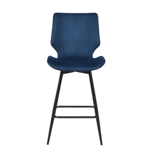 Kirkland's Home And Black Metal Swivel Counter Stool- Bar Stools & Counter Height Stools