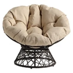 Kirkland's Home And Brown Woven Papasan Chair- Accent Chairs