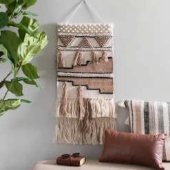 Kirkland's Home And Cream Macrame Wall Hanging- Wall Plaques