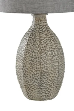Kirkland's Home And Cream Textured Table Lamp- Table Lamps