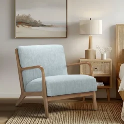 Kirkland's Home And Elm Wood Mid-Century Modern Armchair- Accent Chairs