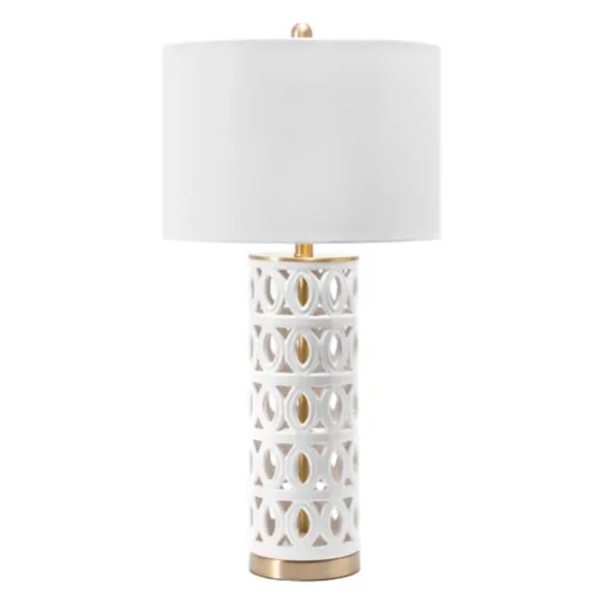 Kirkland's Home And Gold Cut-Out Ovals Table Lamp- Table Lamps
