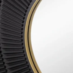 Kirkland's Home And Gold Double Ribbed Wall Mirror- Decorative Mirrors